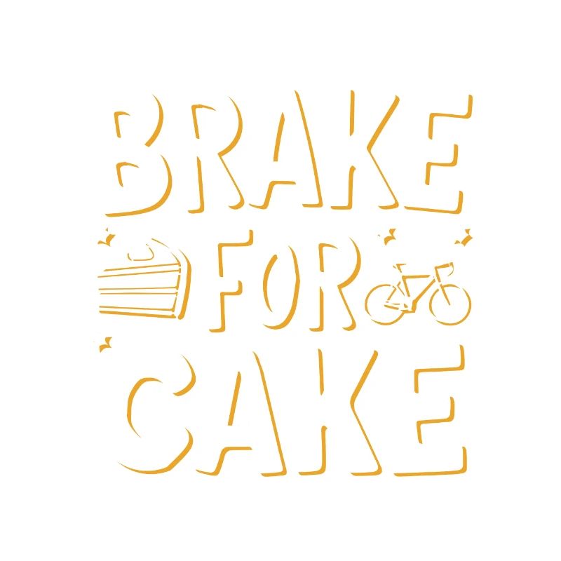 Gâteau de vélo sucré Conception de motivation