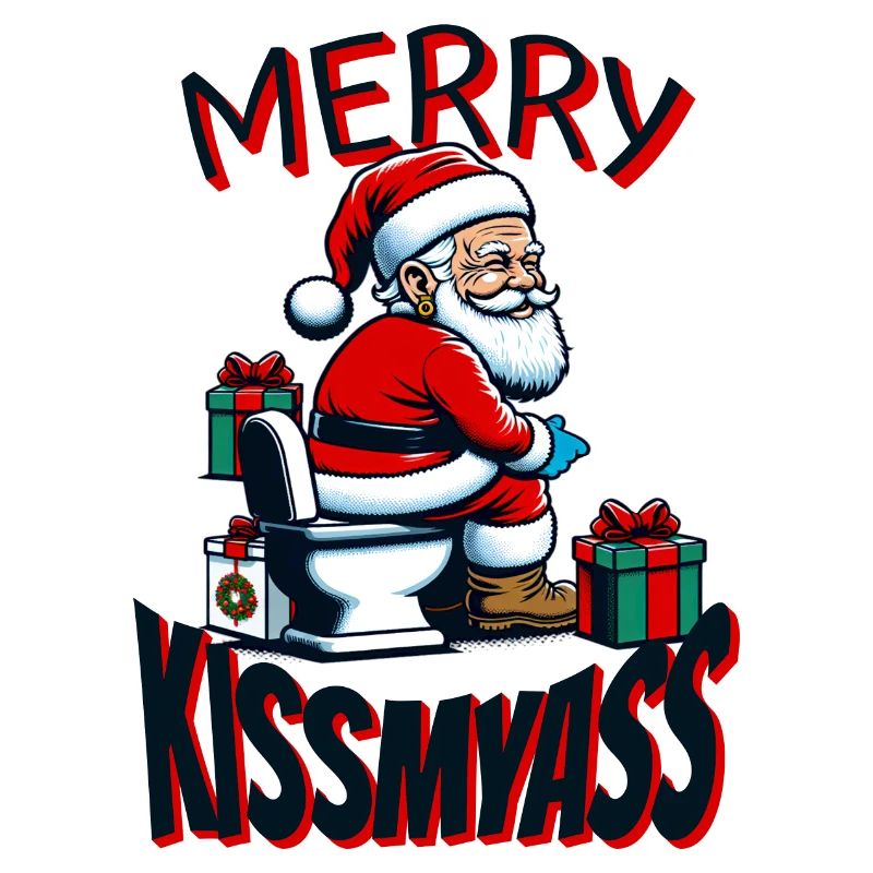 Lustige Weihnachtsmann