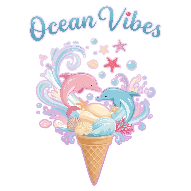Eiscreme & Delfine Design 🍦🐬🐬