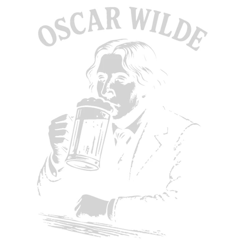 Viktorianisches Witz-Bier-Porträt