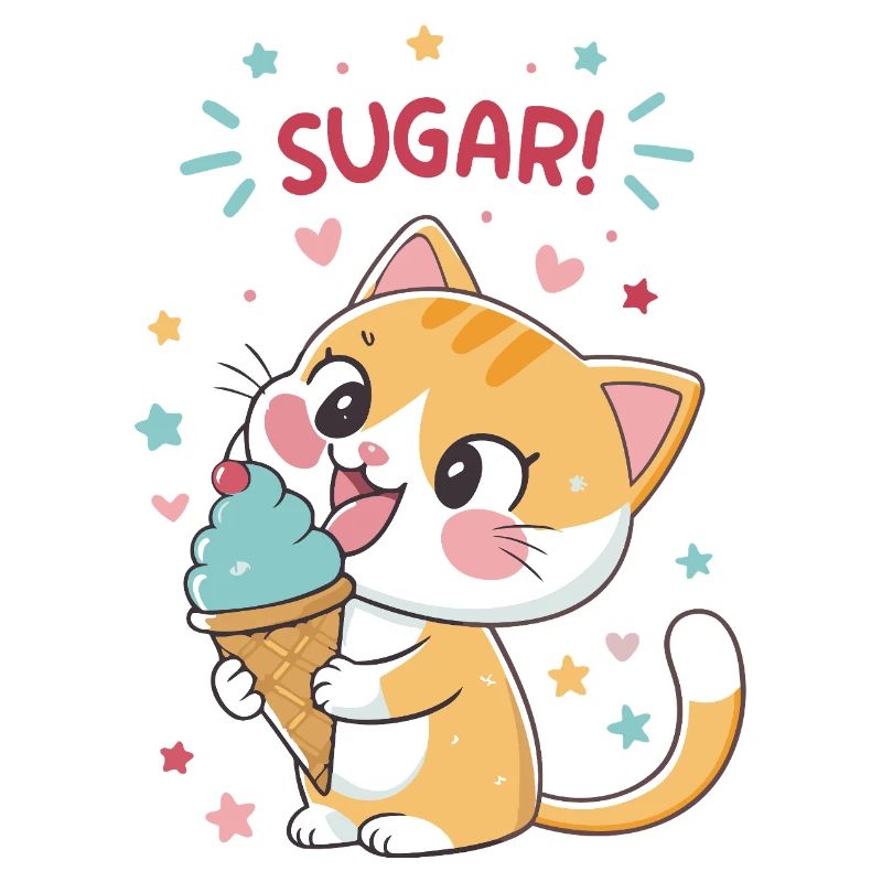 Festliche Gourmet-Katzen-Eiscreme