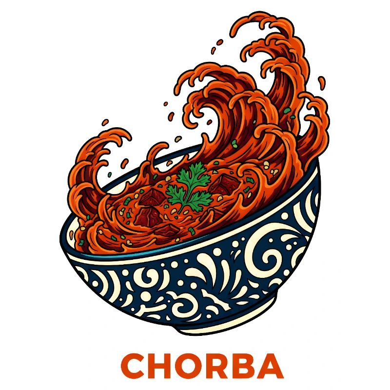 Dynamische Chorba-Suppenschüssel