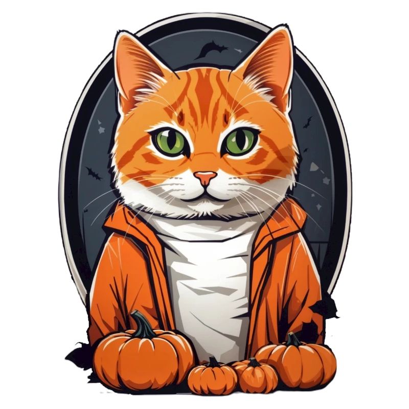 Halloween Katze