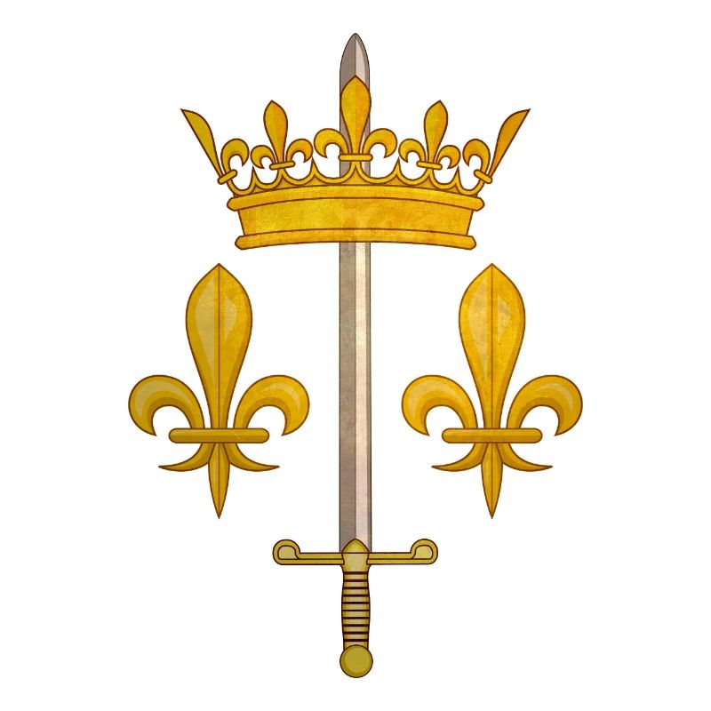 Blason sans ecu Darc du Lys