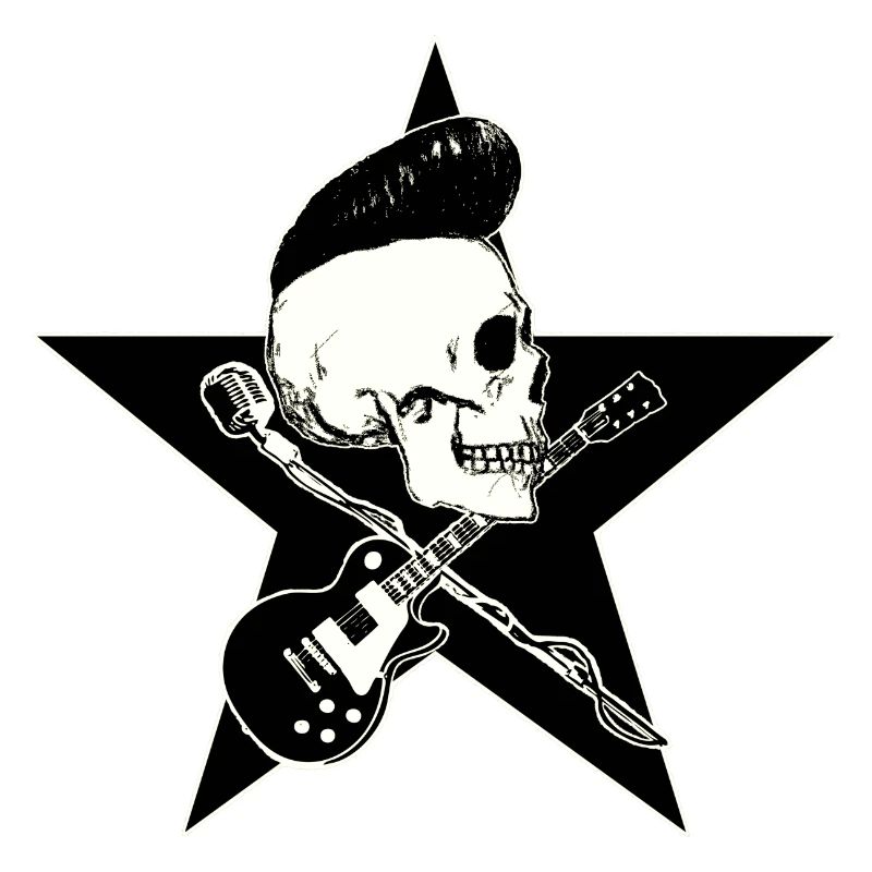 Rock-n-Roll Skull