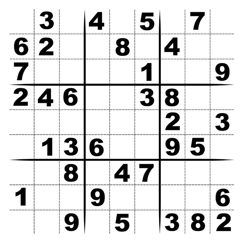 schwarz Sudoku