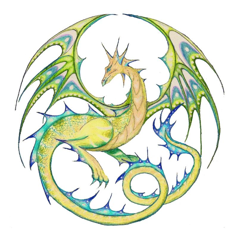 Drachenmandala_Frühlingsdrache