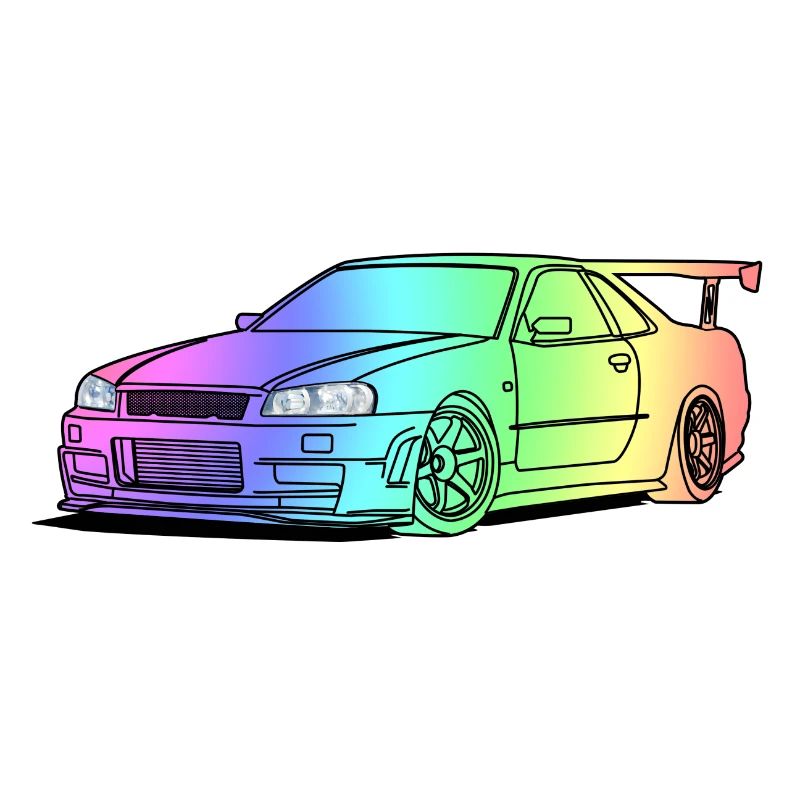 colourful car