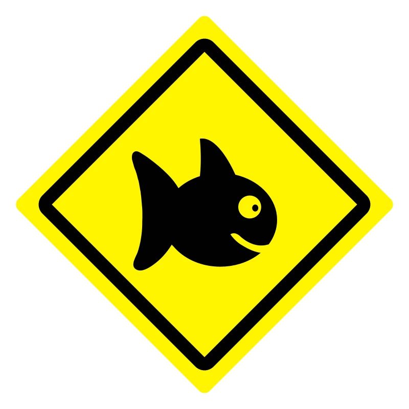 fish roadsign