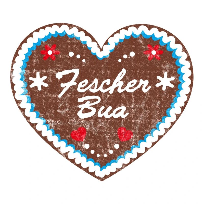 Lebkuchenherz "Fescher Bua"