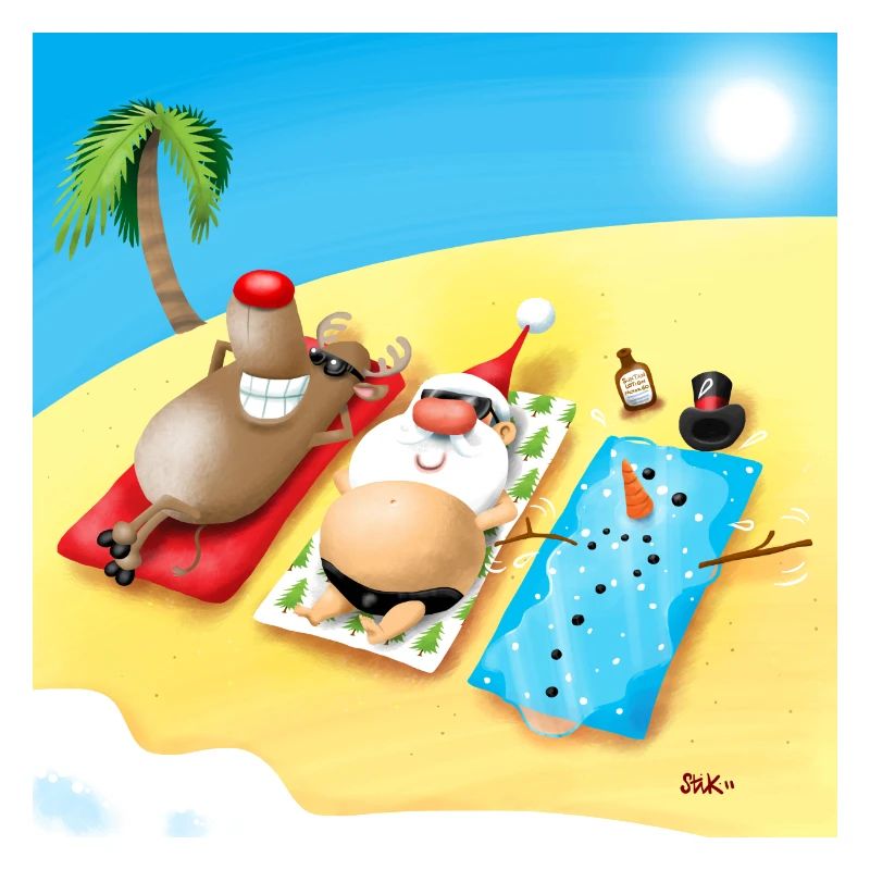 Weihnachts Strand