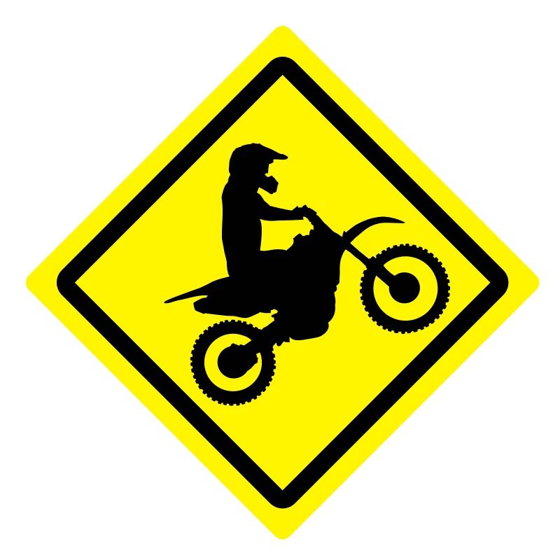 motocross straßenschild