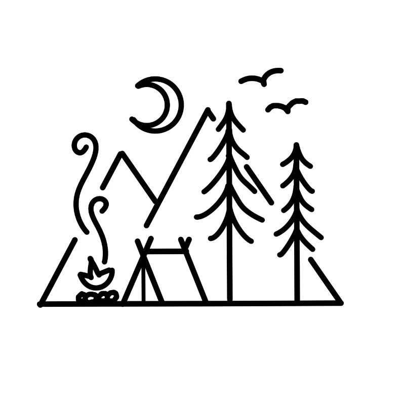 Natur Wald Camping