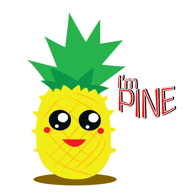 Lustige Ananas