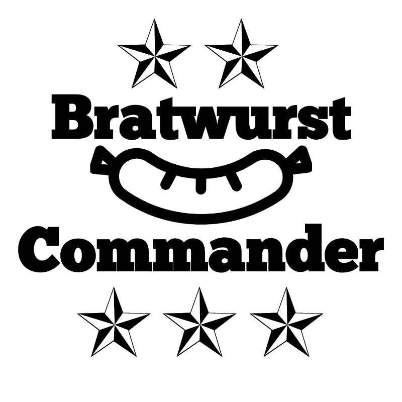 Bratwurst Commander mit Bratwurst und Sterne