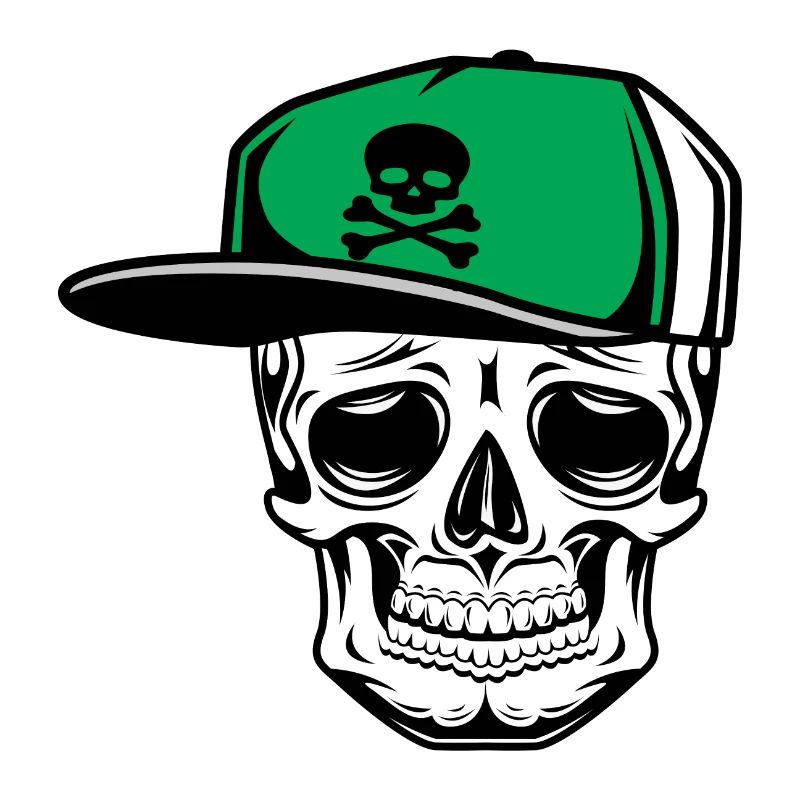 Old School Skull Basecap