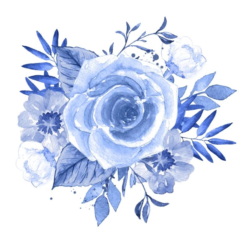 Blaue Rose