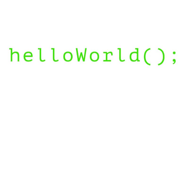 HelloWorld Program Code Coding Informatik