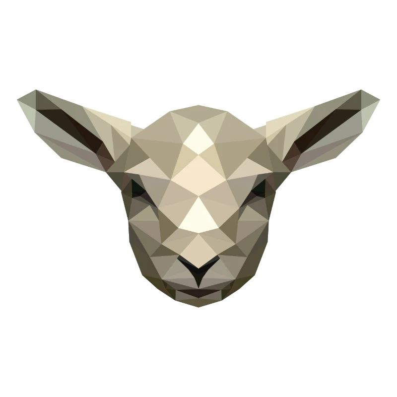Lamm/Schaf im Poly Design