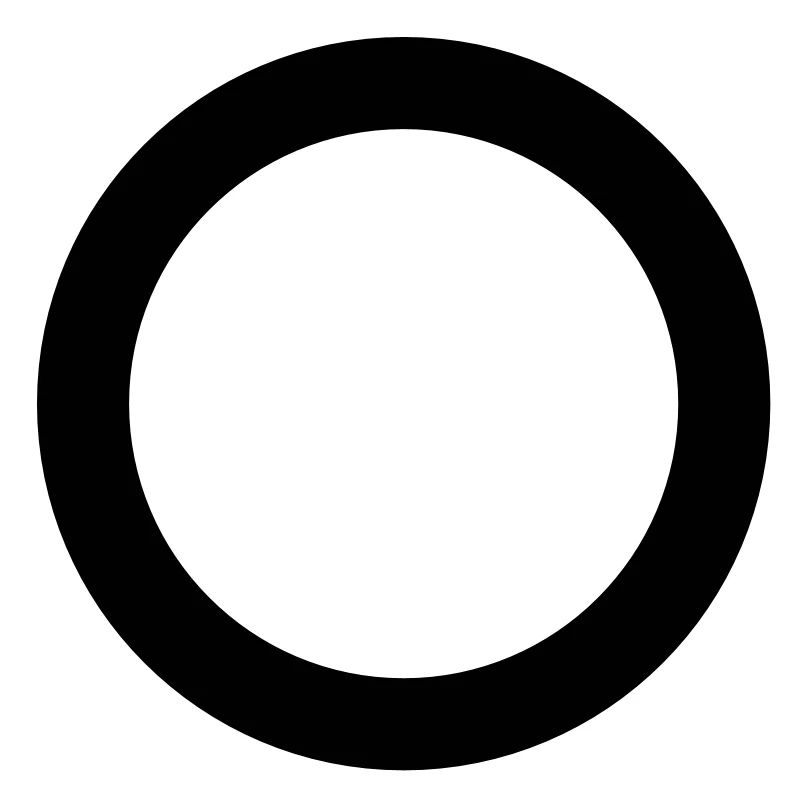 Ring circle style hipster icon Mathematics