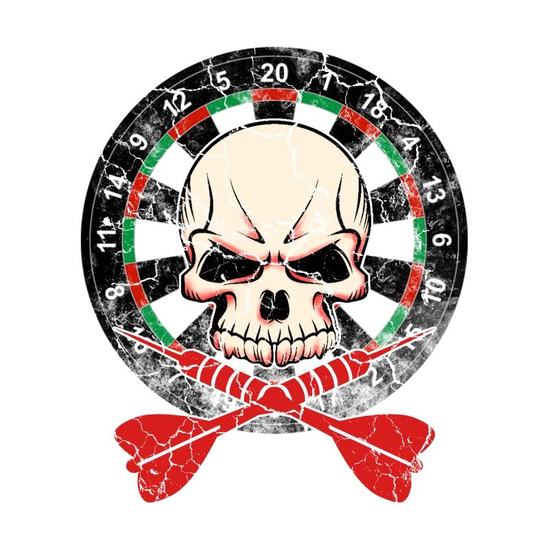 Fléchettes de fléchettes cadeau fléchettes flèche de lance crâne