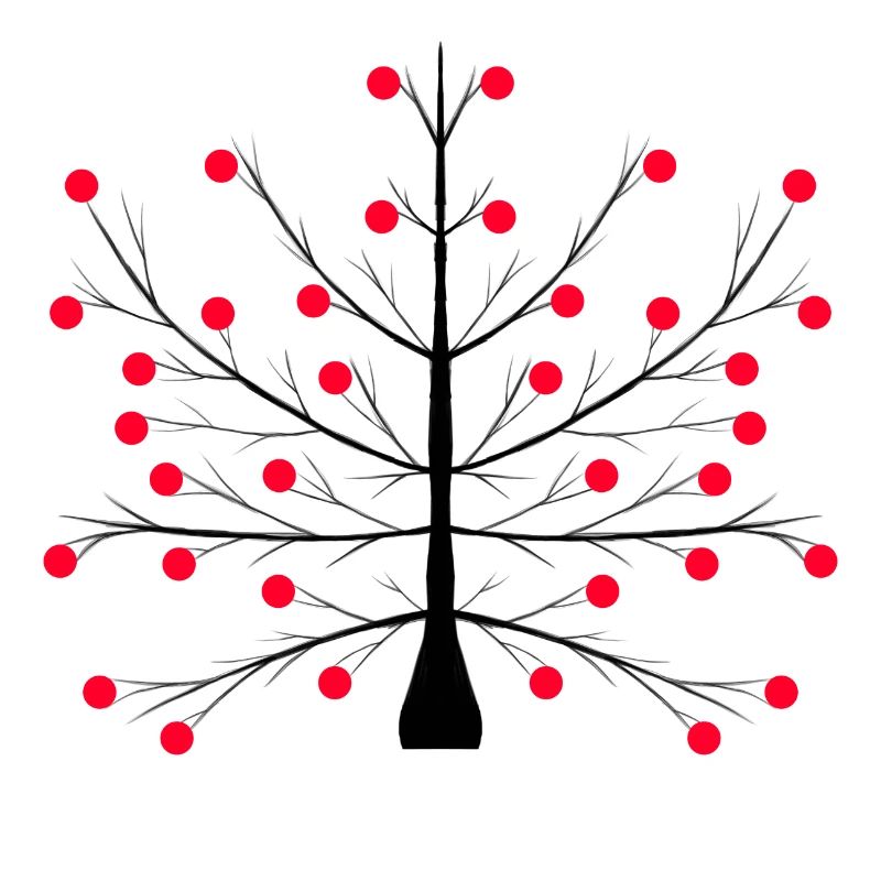 Christmas Tree Christmas Tree Red Gift