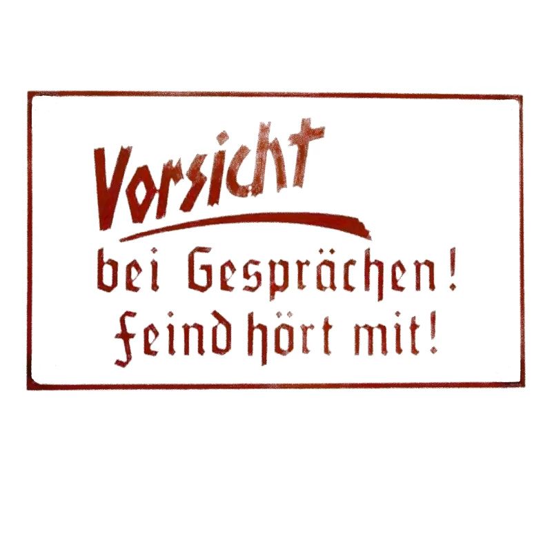 Attention! Enemy hears with!