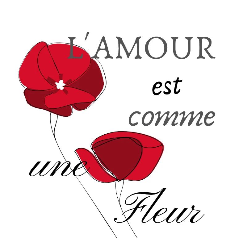 L'amour est comme une fleur