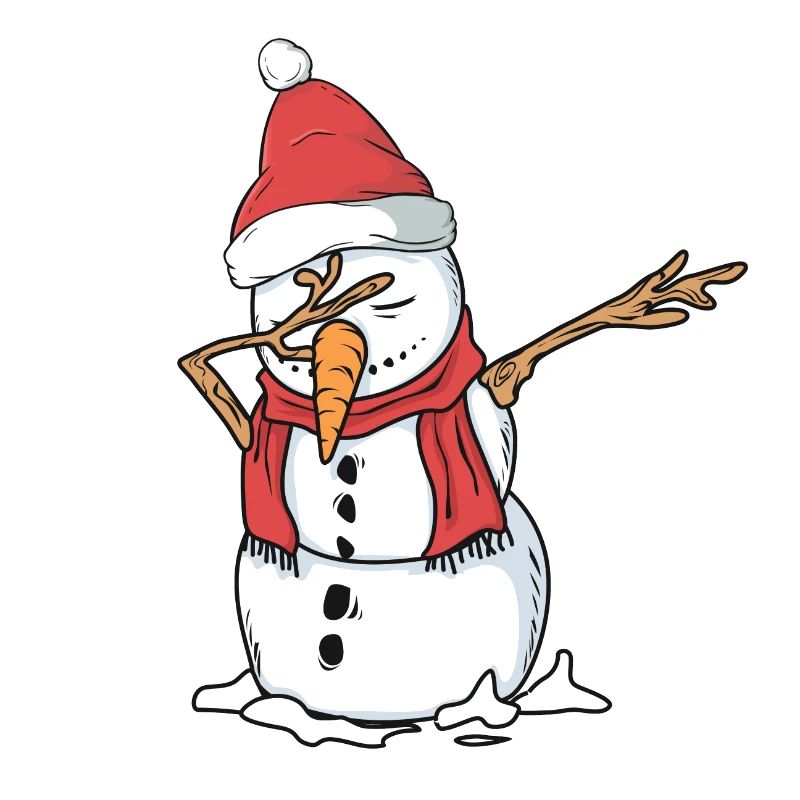 Snowman Dab