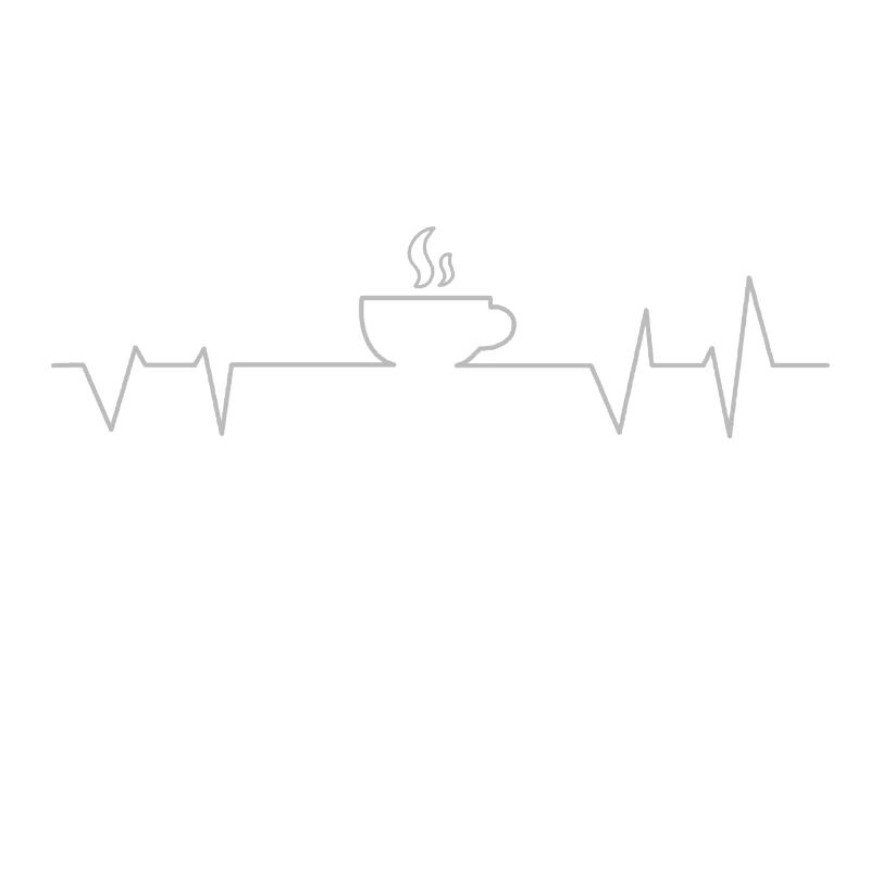EKG, Kaffee , Herzschlag