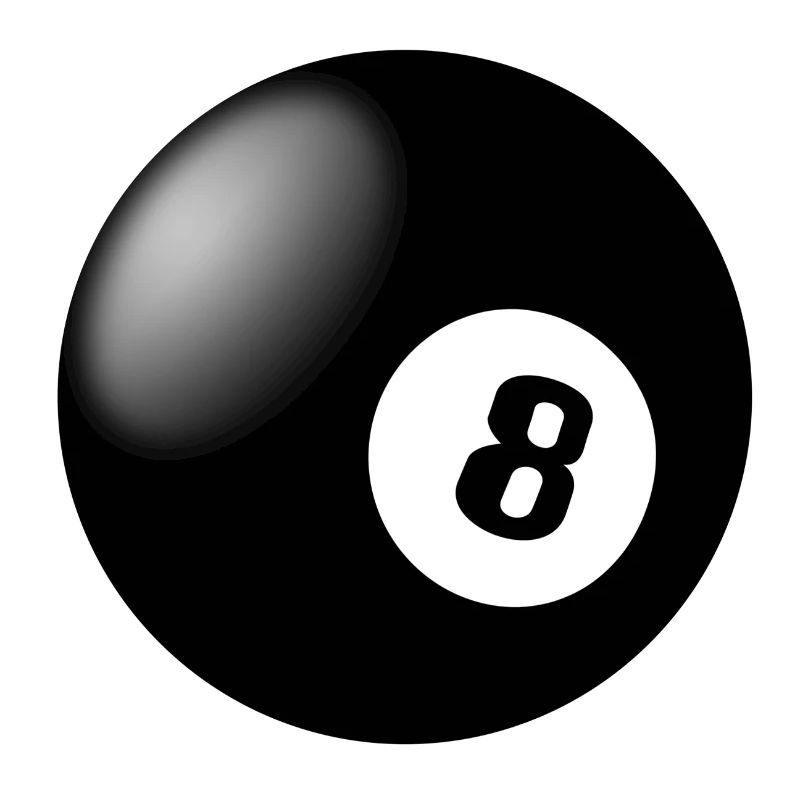 Billardkugel 8