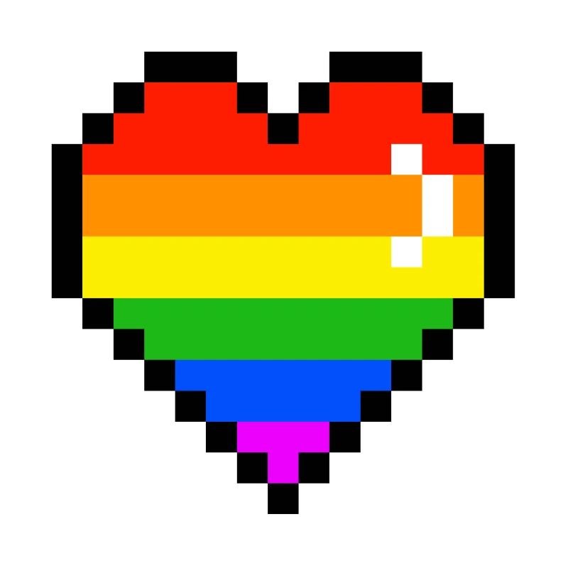 Herz regenbogen
