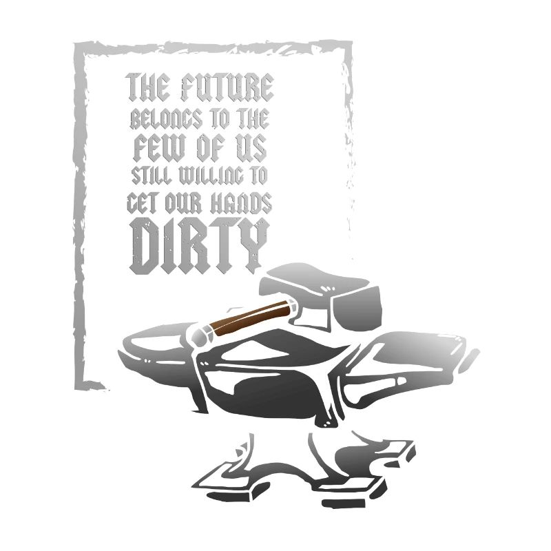 Blacksmith blacksmith hammer anvil hands Dirty