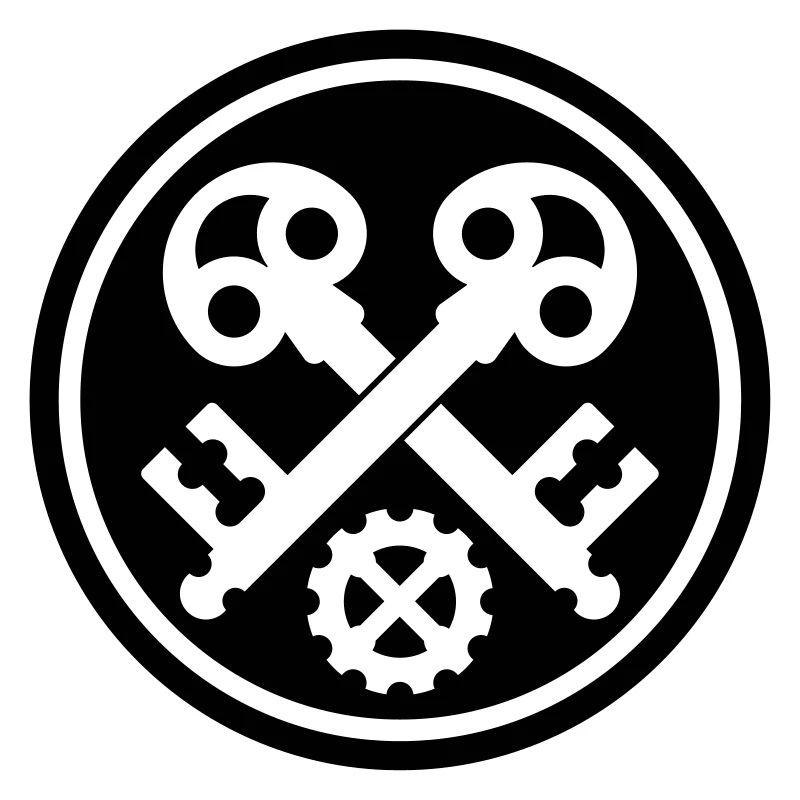 Schlosser Zunftzeichen negativ