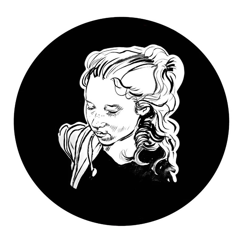 Mädchen in der Mitte