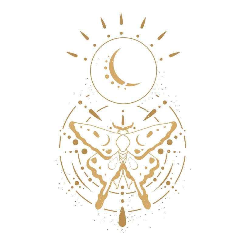 Alchemy butterfly moon moth magic gift