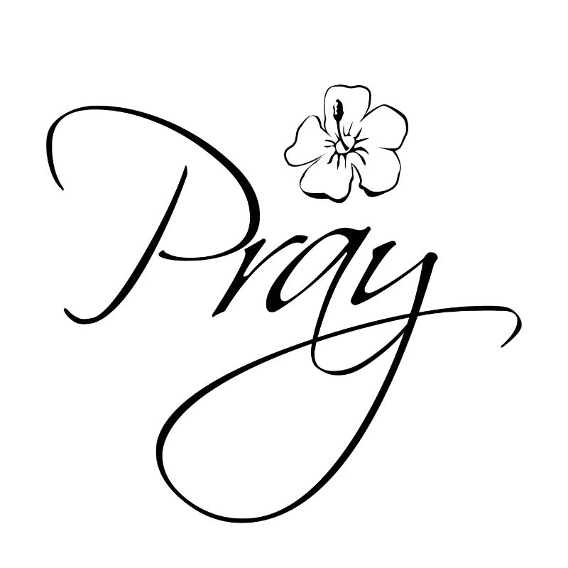 pray flower Blume