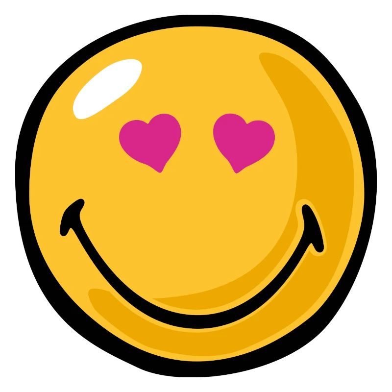 Smiley heart eyes