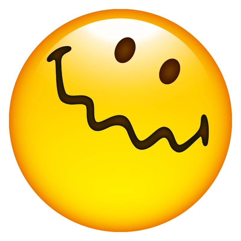 Smiley Glossy Uncertain