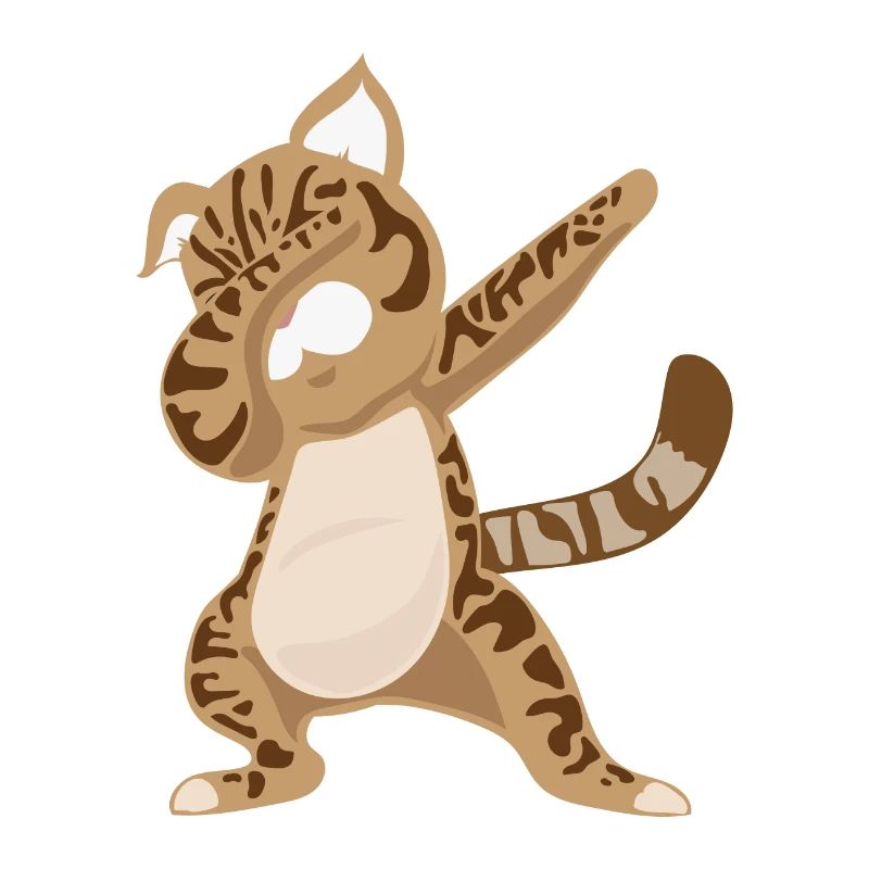 Idée de cadeau de chat Bengal Dabbing Cat