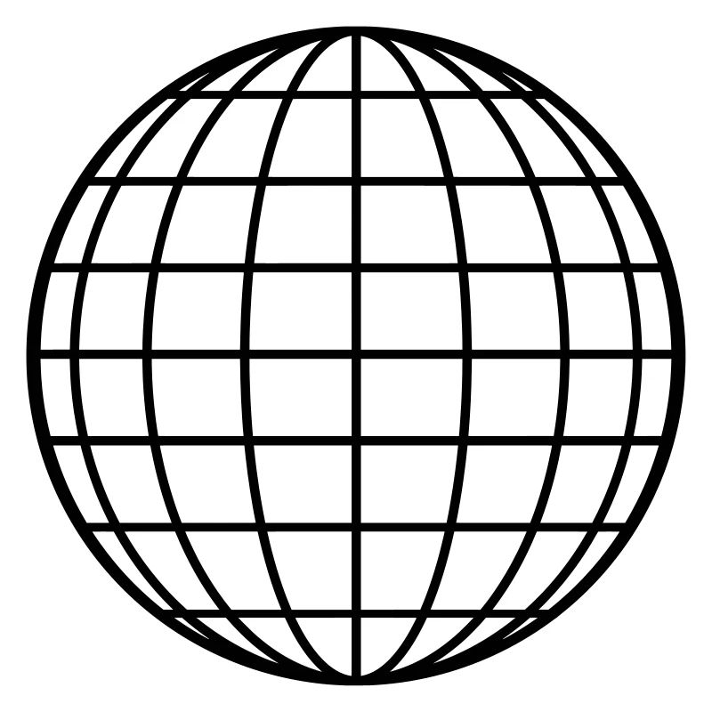 Sphere Globe Circle Round Geometric Shape