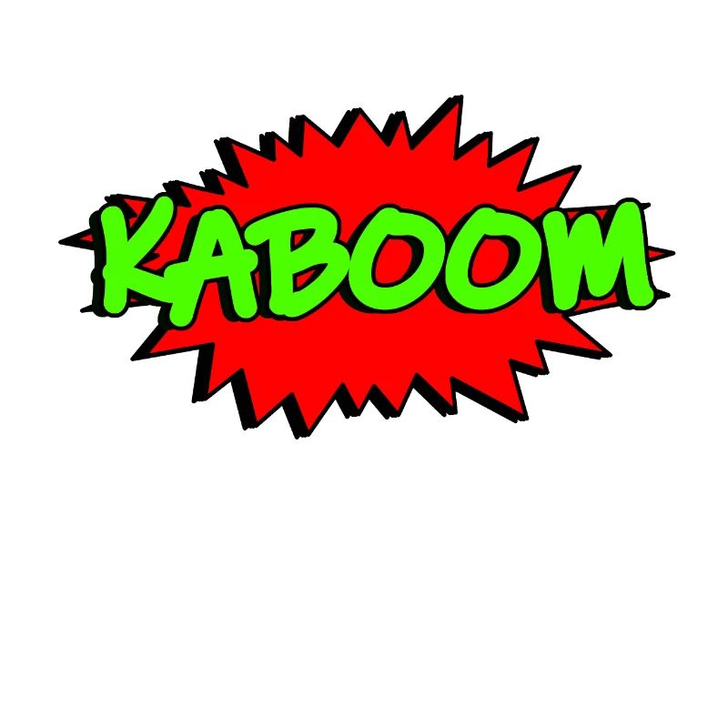 Comic Kaboom Schirftzug Graffiti cooles Geschenk