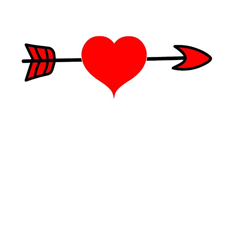 Pfeil Durch Herz Liebe Romantisch Amor Geschenk