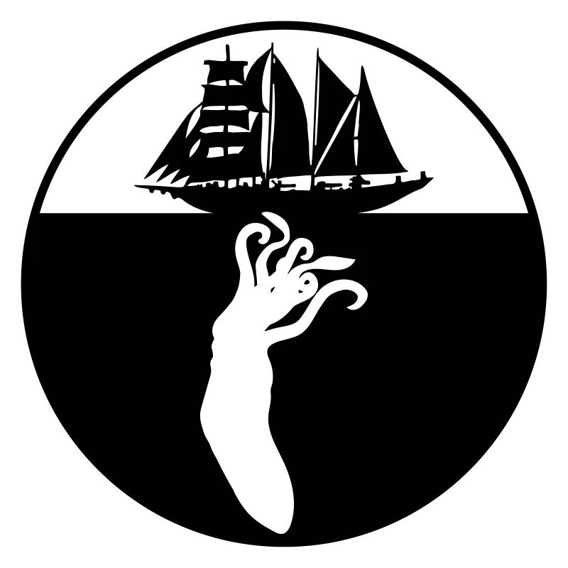 Logo Riesenkrake Segelschiff