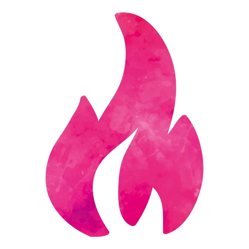 flamme feuer pink