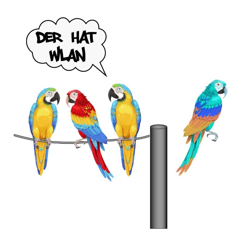 wlan unter Papageien