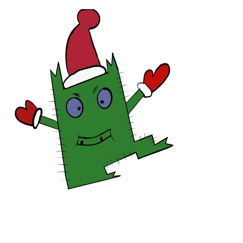 Cooles Weihnachtsmonster