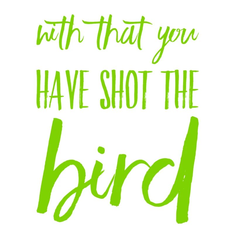 abgeschossener Vogel