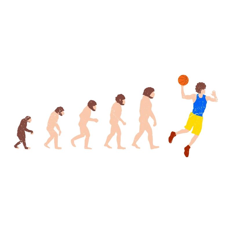 Evolution Basketteur Drôle idée cadeau
