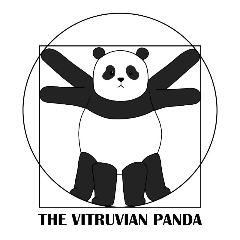 Der vitruvianische Panda